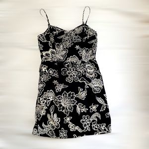 American Eagle peplum floral print dress